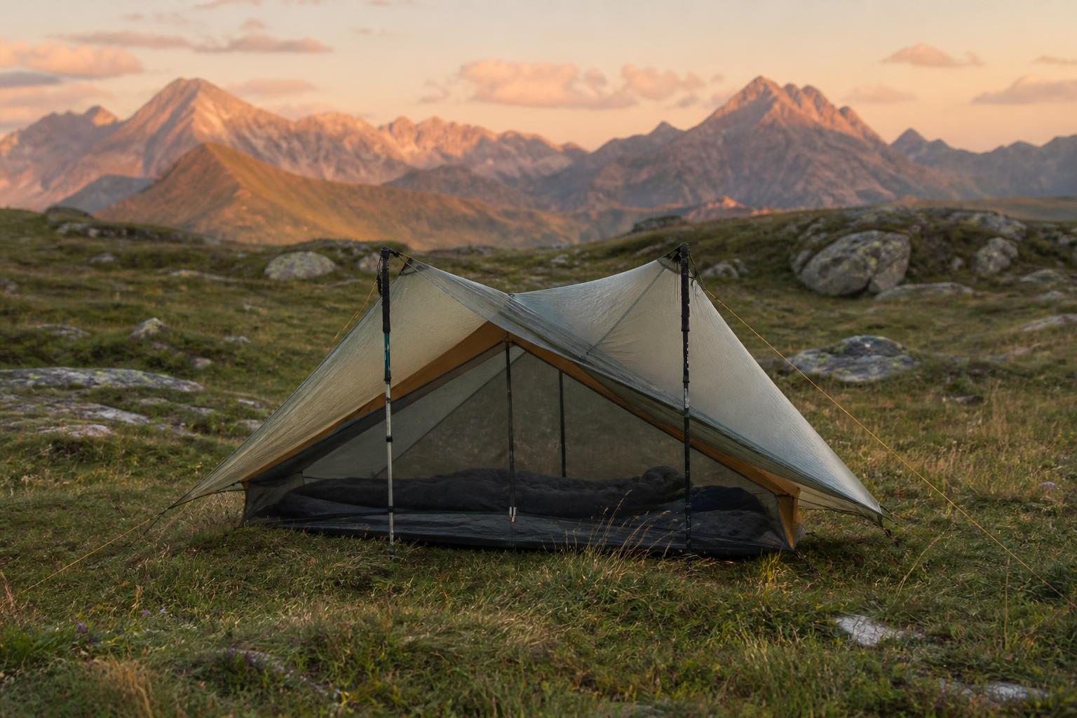 Abri hybride tente-tarp : le meilleur des deux mondes ?