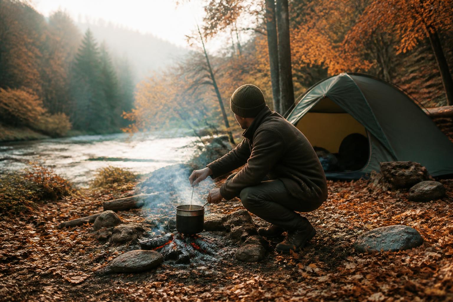 Cuisiner dehors en automne : trois plats chauds sans réchaud sophistiqué