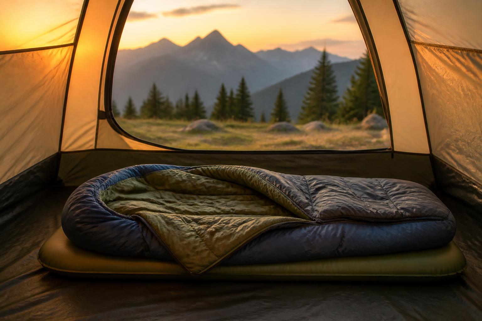 Sac de couchage : quel choix pour débuter sans se ruiner